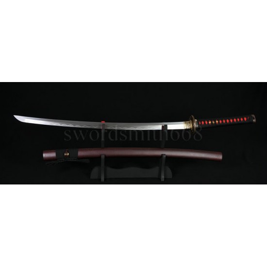 TOP QUALITY JAPANESE SWORD KATANA KOBUSE FULL TANG BLADE WOLF KOSHIRAE