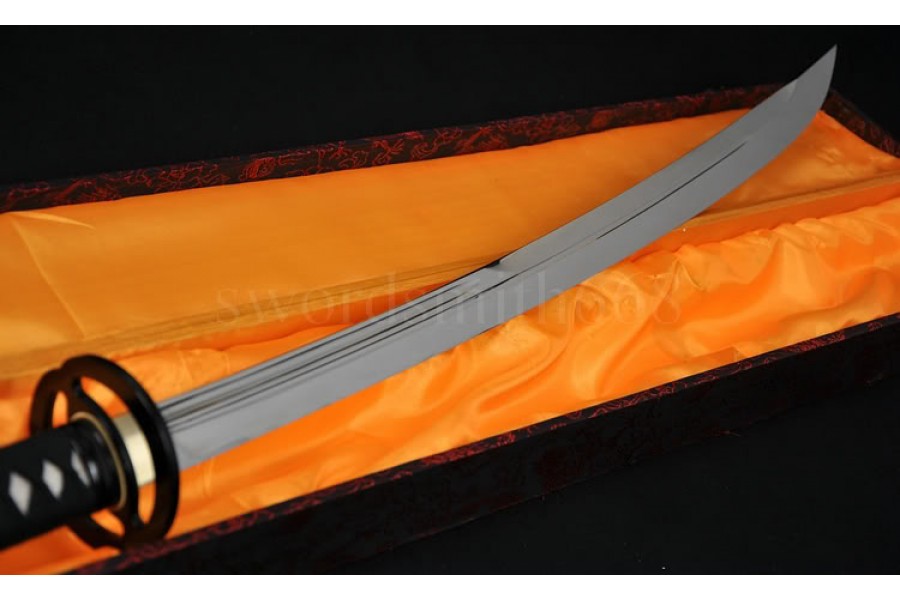 QUENCHED OIL SPRING STEEL UNOKUBI ZUKURI BLADE JAPANESE NAGINATA SAMURAI SWORD 