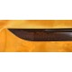 HIGH QUALITY JAPANESE SHIRASAYA SWORD Black&Red Damascus Oil Quenched Full Tang Blade Red Wood