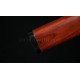 HIGH QUALITY JAPANESE SHIRASAYA SWORD Black&Red Damascus Oil Quenched Full Tang Blade Red Wood