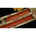 Traditional Hand Forged Japanese Shirasaya Sword KATANA T10 Steel Clay Tempered Full Tang Blade Red Wood SAYA&Handle
