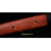 Traditional Hand Forged Japanese Shirasaya Sword T10 Steel Clay Tempered Full Tang Blade Red Wood SAYA&Handle