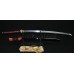 Fully Hand Forged Damascus Steel KATANA Clay Tempered Blade Rayskin Saya Japanese Samurai Sword