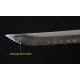 Japanese Samurai Sword KATANA Unokubi-Zukuri Full Tang Clay tempered Blade Rayskin Sheath