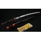 Japanese Samurai Sword Unokubi-Zukuri Full Tang Clay tempered Blade Rayskin Sheath