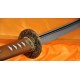 Japanese Samurai Dragon Sword KATANA Unokubi-Zukuri Shape Full Tang Clay Tempered Blade