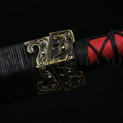 HIGH QUALITY CHINESE SWORD HAN JIAN FOLDED STEEL BLADE NICE MOUNTINGS