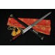 HIGH QUALITY CHINESE SWORD HAN JIAN FOLDED STEEL BLADE NICE MOUNTINGS