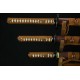 High Quality Japanese Sword Set KATANA+WAKIZASHI+TANTO High Caron Steel Oil Quenched Full Tang Blade