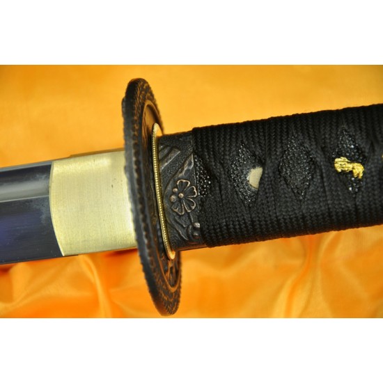 Fully Hand Forged Damascus Steel Oil Quenched Full Tang Blade Dragon Koshirae KATANA Japanese Samurai Sword