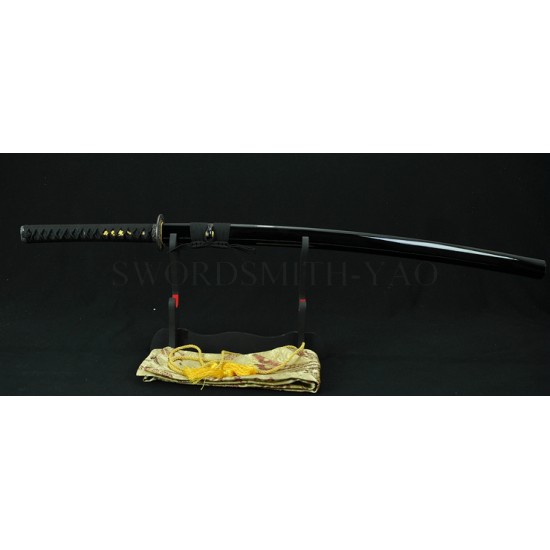 Fully Hand Forged Damascus Steel Oil Quenched Full Tang Blade Dragon Koshirae KATANA Japanese Samurai Sword