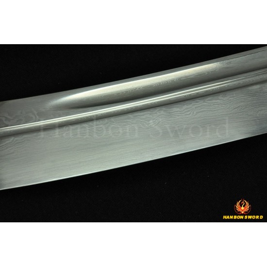 HIGH QUALITY HAND MADE CHINESE SWORD QIN DAO FOLDED STEEL BLADE