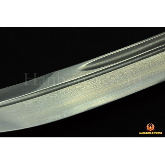 HIGH QUALITY HAND MADE CHINESE SWORD QIN DAO FOLDED STEEL BLADE