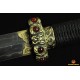 HIGH QUALITY HAND MADE CHINESE SWORD Qin JIAN FOLDED STEEL CLAY TEMPERED BLADE