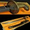 Traditional Hand Forged Chinese Sword Qing Dao Folded Steel Clay Tempered Blade HAZUYA Polished Razor