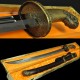 Traditional Hand Forged Chinese Sword Qing Dao Folded Steel Clay Tempered Blade HAZUYA Polished Razor