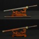 Traditional Hand Forged Chinese Sword HAN JIAN 8192 layers Folded Steel Full Tang Blade Brass Fittings Traditional Hand Forged Chinese Sword HAN JIAN 8192 layers Folded Steel Full Tang Blade Brass Fittings