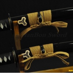 Kill Bill Sword Set (BILL+BRIDE SWORDS) Damascus steel clay tempered blade