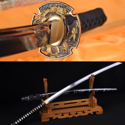 Japanese KATANA Samurai dragon sword high carbon steel full tang blade