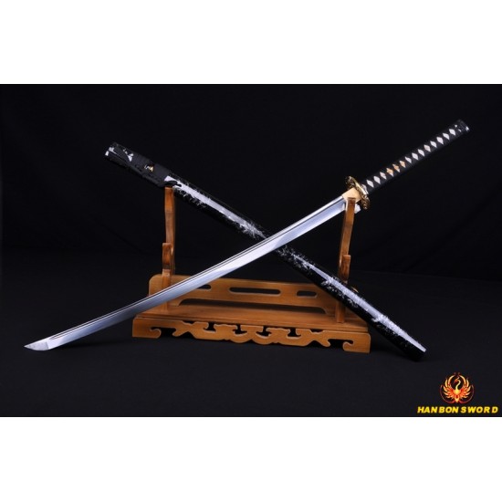 Japanese KATANA Samurai dragon sword high carbon steel full tang blade