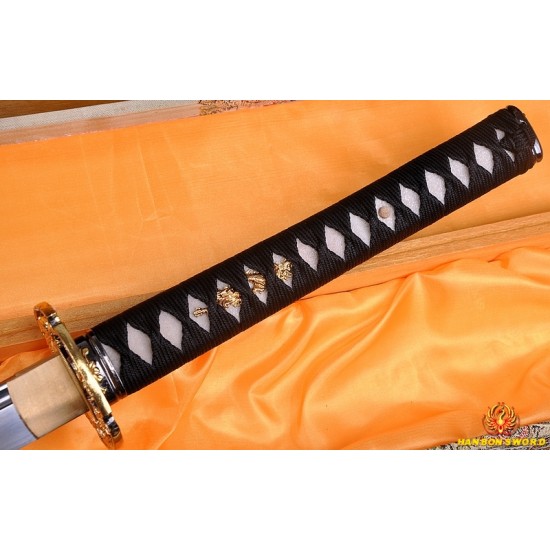 Japanese KATANA Samurai dragon sword high carbon steel full tang blade