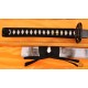 HAND MADE JAPANESE SAMURAI SWORD BLACK STEEL Oil Quenched FULL TANG BLADE