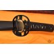 HAND MADE JAPANESE SAMURAI SWORD BLACK STEEL Oil Quenched FULL TANG BLADE