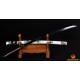 HAND MADE JAPANESE SAMURAI SWORD BLACK STEEL Oil Quenched FULL TANG BLADE