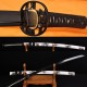 HAND MADE JAPANESE SAMURAI SWORD BLACK STEEL Oil Quenched FULL TANG BLADE