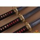 Japanese Samurai Dragon Swords Set katana+wakizashi+tanto Black Full Tang Blade