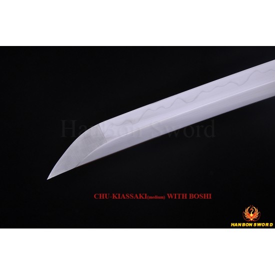 Hand Forged Damascus Steel Clay Tempered Blade Dragon Hawk Koshirae Hualee Saya Japanese KATANA Samurai Sword