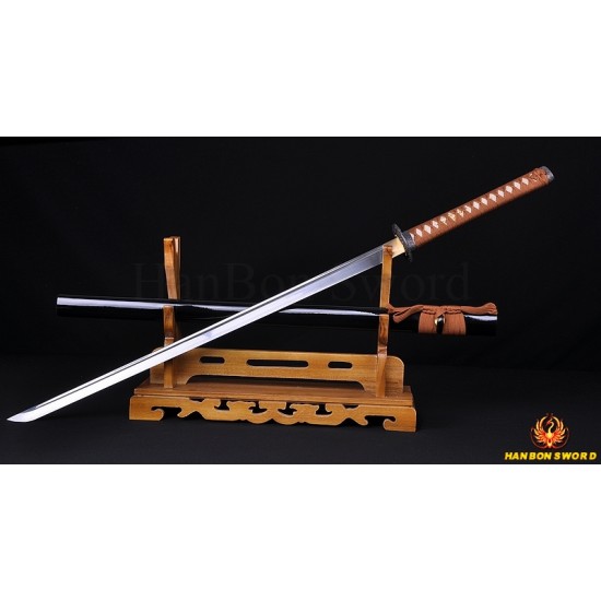 Handmade Ninjato Sword Damascus Steel Full Tang Blade