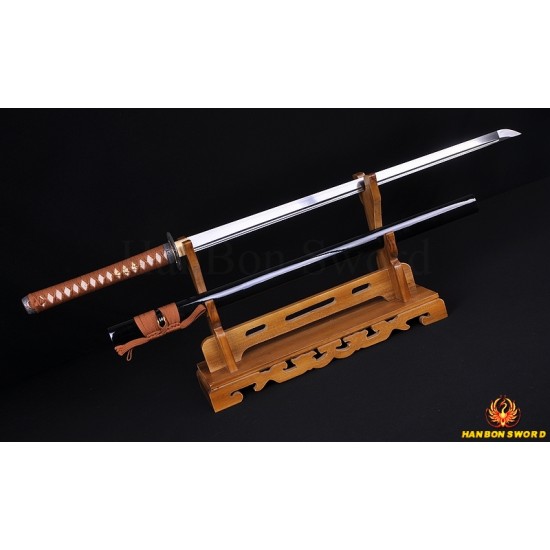 Handmade Ninjato Sword Damascus Steel Full Tang Blade