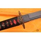 BLACK FULL TANG BLADE DRAGON KOSHIRAE KATANA HAND MADE Oil Quenched JAPANESE SAMURAI SWORD for sale