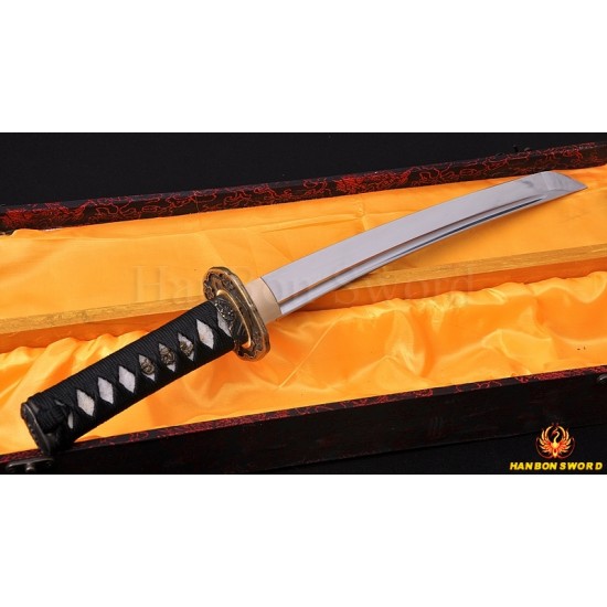 Handmade Japanese Tanto Sword Knife 1060 high carbon steel