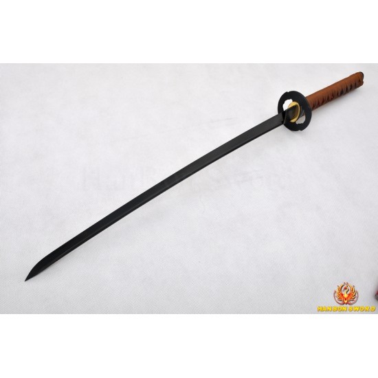 Black Dragon WAKIZASHI Japanese Samurai Sword Black high carbon steel blade Traditional Handmade