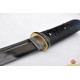 Hand Forged Black Wakizshi Japanese Samurai Sword black carbon steel blade