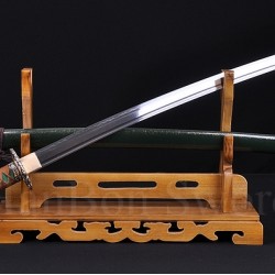 Japanese Sword SAMURAI KATANA CLAY TEMPERED BLADE FULL TANG