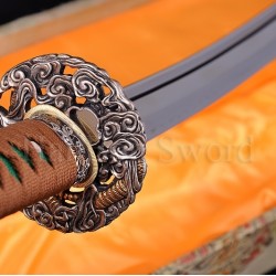 Japanese Sword SAMURAI KATANA CLAY TEMPERED BLADE FULL TANG