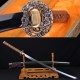 Japanese Sword SAMURAI KATANA CLAY TEMPERED BLADE FULL TANG