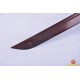 Japanese Sword KATANA Black&Red Damascus Oil Quenched Full Tang Blade Iron Koshirae 