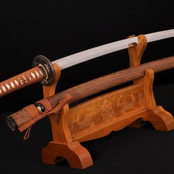 Tiger&Lion Koshirae Hualee SAYA HAND FORGED JAPANESE KATANA SAMURAI SWORD 