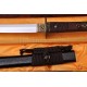 Straight HAMON Fully Hand Forged Damascus Steel Clay Tempered Blade Japanese KATANA Samurai Sword