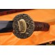 Straight HAMON Fully Hand Forged Damascus Steel Clay Tempered Blade Japanese KATANA Samurai Sword