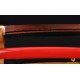 Hand Forged Black&Red Damascus Oil Quenched Full Tang Blade Japanese Wakizashi Sword