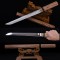  Hand Made Japanese TANTO Samurai Sword Clay Tempered Full Tang Blade Hualee SAYA