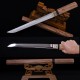  Hand Made Japanese TANTO Samurai Sword Clay Tempered Full Tang Blade Hualee SAYA