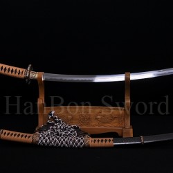 Hand Forged Japanese TACHI Sword Hazuya Polished Full Tang Blade