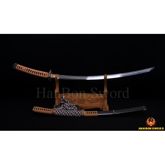 Hand Forged Japanese TACHI Sword Hazuya Polished Full Tang Blade
