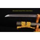 Fully Hand Forged Damascus Steel Clay Tempered Blade Bird Koshirae KATANA Japanese Samurai Sword